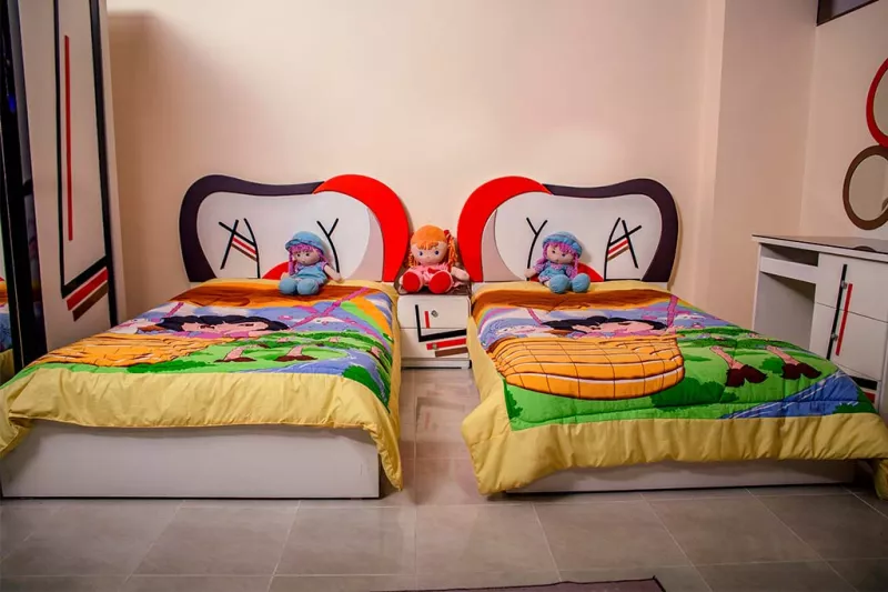 Multi Colours Children's Bedroom | 5  pieces