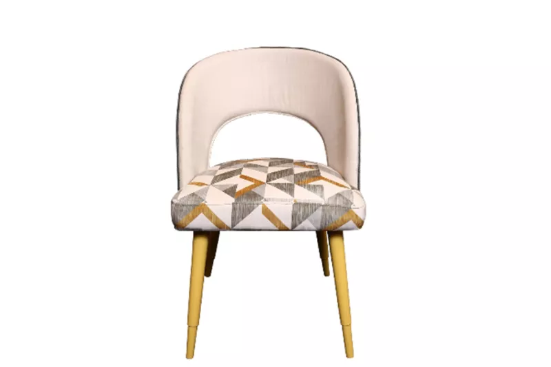 Modern Beige Dining Chair