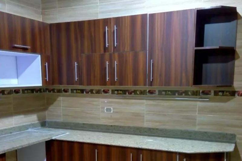 Modern Brown Acrylic Kitchen