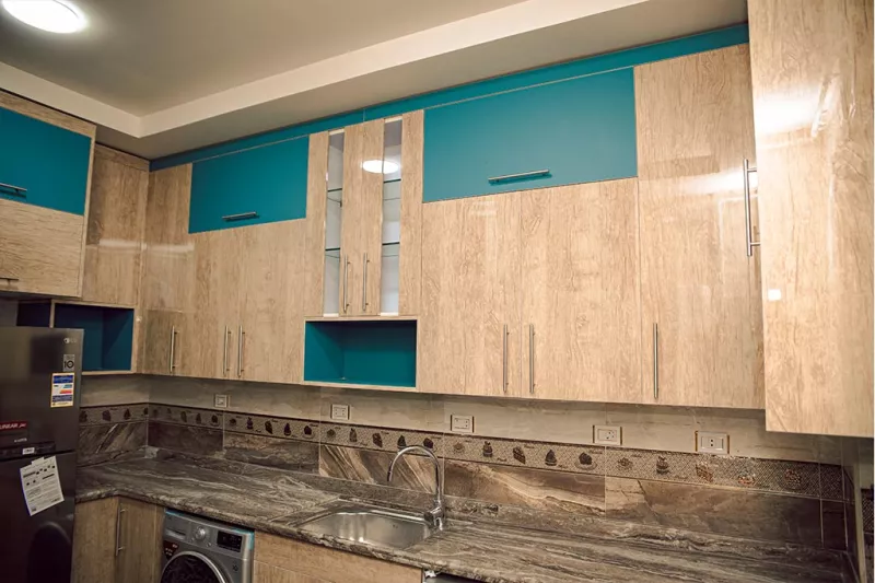 Wooden HPL Panel Kitchen