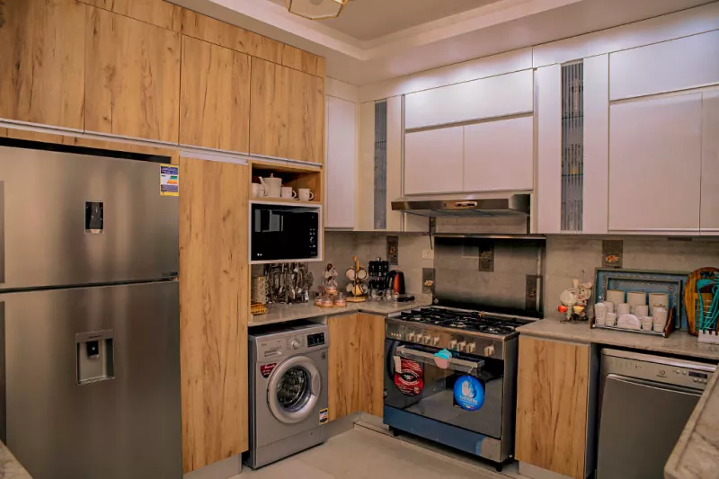 Modern Wooden Acrylic Kitchen