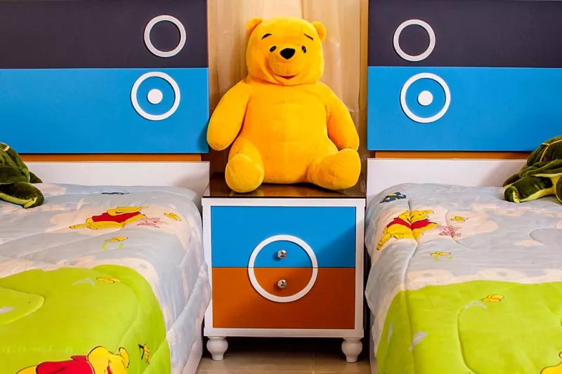 Multi Colours Children's Bedroom