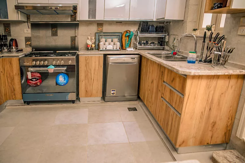 Modern Wooden Acrylic Kitchen