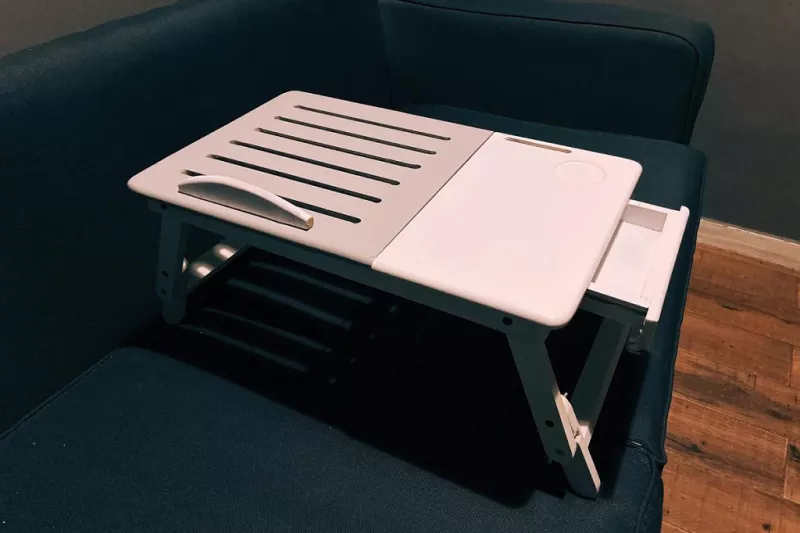 Gray Laptop Bed Table