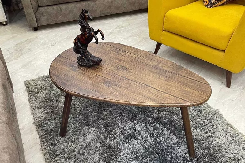 Oval Living Room Table | Wooden