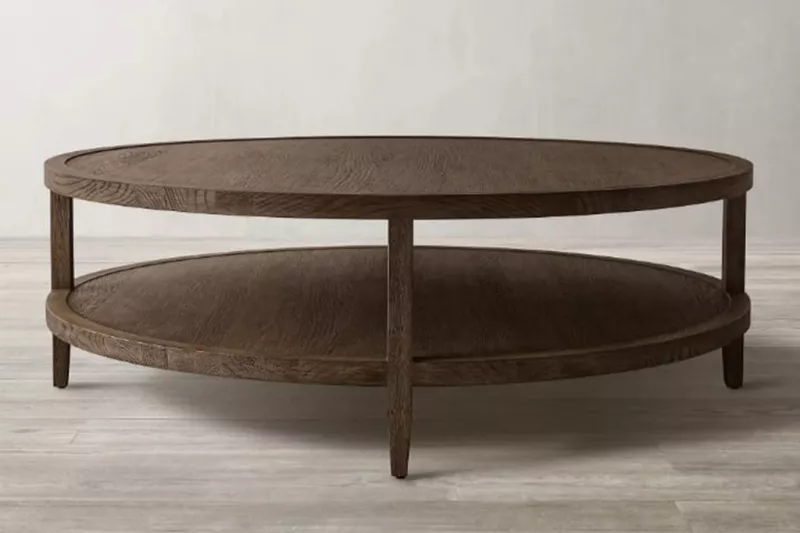 French Coffee Table Brown